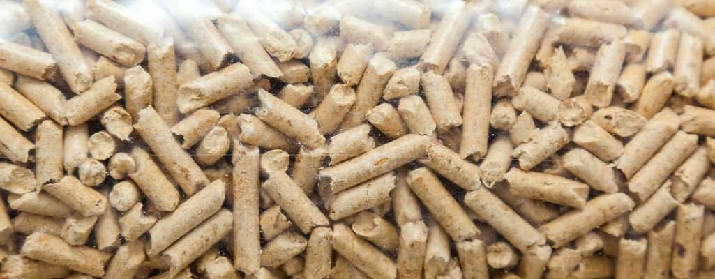 Pellet pakowany w workach