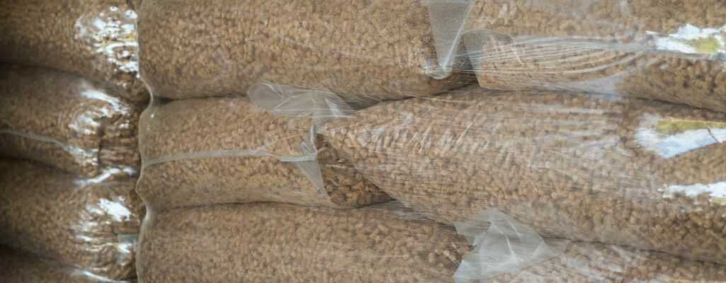 Pellet workowany w markecie