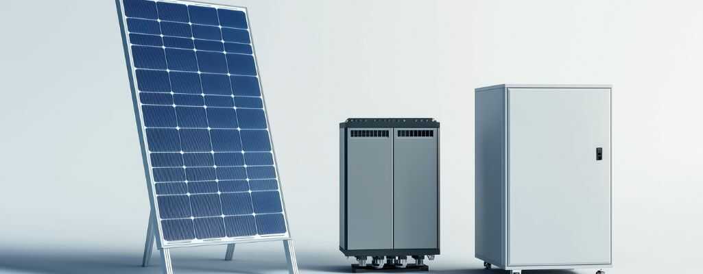 Domowy magazyn energii z baterią litowo-jonową, falownikiem i panelami fotowoltaicznymi – schemat instalacji magazynu energii w domu